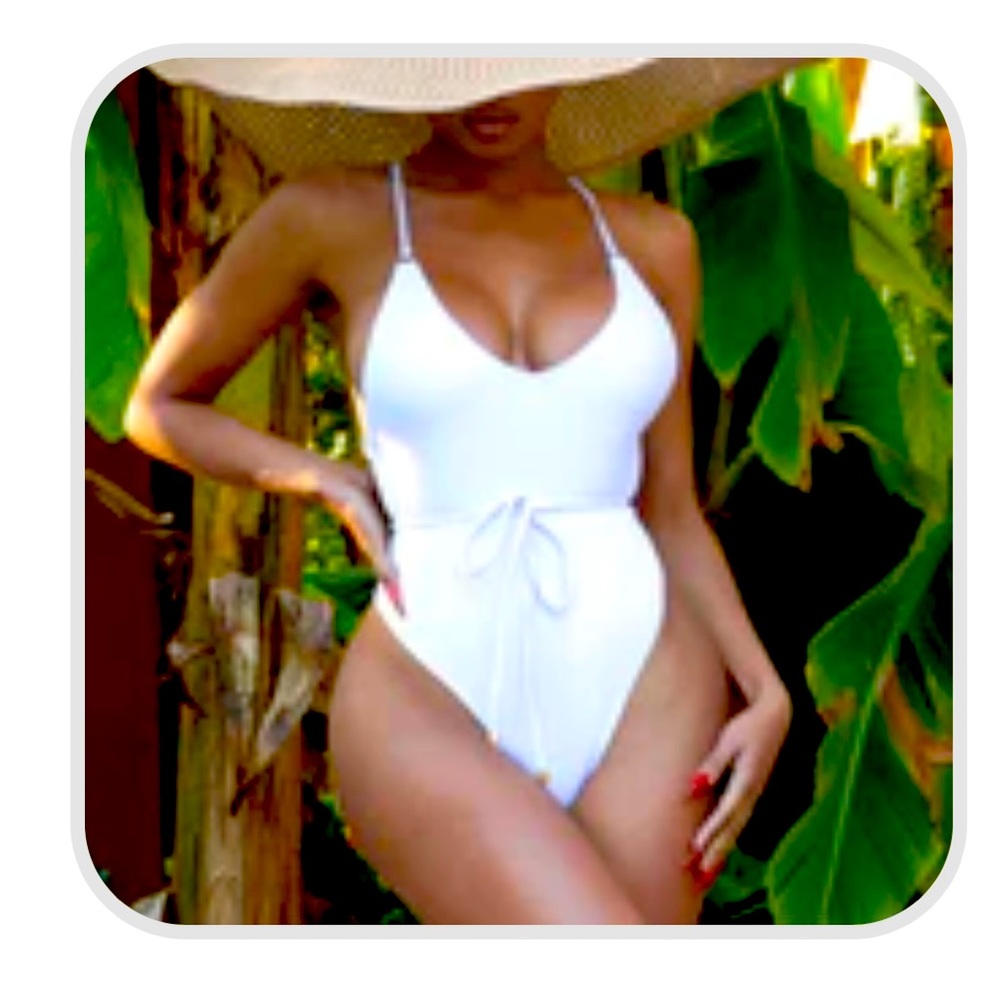elegant new white one-piece swimsuit size XL from the Matte brand